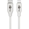 Goobay Lightning - USB-C laidas, 0,5 m, baltas