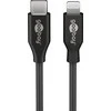 Goobay | „Lightning“ USB-C įkrovimo ir sinchronizavimo laidas | Apvalus kabelis