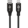 Goobay 39447 Lightning – USB-C™ USB įkrovimo ir sinchronizavimo kabelis | Goobay | USB-C prie „Lightning Apple Lightnin“ (8 kontaktų) | USB C