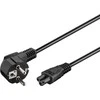 Goobay maitinimo kabelis Maitinimo kabelis (įžeminimo kontaktas) kampuotas, 3 m, juoda - Kabelio ilgis 3 m