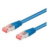 Goobay MicroConnect RJ-45/RJ-45 kat.6a S/FTP Mėlyna 1.5m (SFTP6A015B)