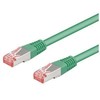 Goobay GB CAT6 S/FTP RJ45 PIMF 0.25M Žalias