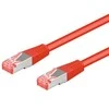 Goobay Pečkordas, CAT6, S / FTP, 0,25 m, raudona (93214)