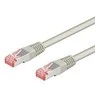 Goobay CAT 6 pataisinis kabelis, S/FTP (PiMF), pilkas 10m