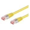 Goobay 3m CAT 6 pataisų kabelis, S/FTP (PiMF), geltonas