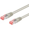 Goobay 93680 CAT 6A patch cable, S/FTP (PiMF), pilkas, 1 m