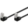„Goobay“ jungiamasis laidas CAT5e, F/UTP, kampinis 2x90°, 0,25 m (96076)