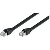Goobay Kabelis LAN Patchcord CAT 6 U/UTP FLAT juoda 0,5m