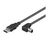 Goobay | USB 2.0 didelės spartos laidas 90° | USB į USB