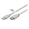 Kabelis USB Goobay USB-A - USB-A 1.8 m Pilka (JAB-853462)
