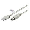 USB kabelis Goobay USB-A - USB-B 5 m Pilkas (50833)