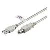USB kabelis Goobay USB-A - USB-B 5 m Pilkas (50833)