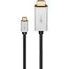 Kabelis USB Goobay USB-C - HDMI 3 m Juodai-sidabrinė (RB60175)
