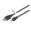 „Goobay USB 2.0“ didelės spartos laidas nuo USB A iki 1,8 m mini USB [USB 2.0 kištukas (A tipas) > USB 2.0 mini kištukas (B tipas, 5 kontaktų)]