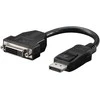 Goobay 69873 DisplayPort/DVI-D adapterio kabelis 1.2, padengtas nikeliu | Goobay | DP į DVI-D