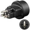 „MicroConnect“ universalus adapteris US/Schuko (PETRAVEL3)