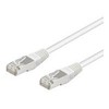 Goobay „MicroConnect“ RJ-45/RJ-45 kat. 5e Baltas 2m (SSTP502W)