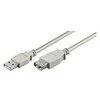 USB kabelis Goobay USB-A - USB-A 1,8 m Balta (68715)
