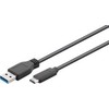 Goobay | Apvalus kabelis | Sinchronizuokite ir įkraukite Super Speed USB-C į USB A 3.0 įkrovimo laidą | 67999 | USB 3.0 kištukas (A tipas) | USB-C vyr