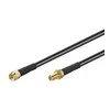 Goobay Antenos kabelis DELTACO RP-SMA - RP-SMA, 2m, juodas / SMA-FM200