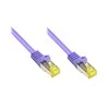 Good Connections Geros jungtys Geros jungtys 2,0m RNS Patchkabel su Cat.7 Rohkabel S/FTP PiMF violett