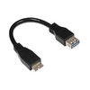 Good Connections Kabelis USB 3.0 OTG (On-the-go), St. Micro B an Bu. A, schw. 0,1