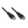 GoodConnections Good Connections Geros jungtys Didelės spartos HDMI laidas 2m su eterneto auksiniu kištuku juodu