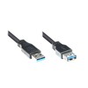 USB laidas „Good Connections“ USB-A - USB-A 5 m Juodas (2711-S05)