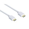 Good Connections High Speed HDMI Kabelis 7,5m mit Ethernet auksinis Stecker balta