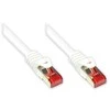 Good Connections Geras ryšys RNS Komutacinis kabelis su apsaugine danga, Cat. 6, S/FTP, PiMF, PVC, 250MHz, baltas, 7,5m, geras ryšys (8060-075W)