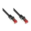 RNS® jungiamasis kabelis su apsauga nuo fiksavimo, Cat. 6, S/FTP, PiMF, PVC, 250MHz, juodas, 3m, Good Connections (8060-030S)