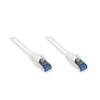 GoodConnections Geri ryšiai Patchkabel Cat. 6a S/FTP, PiMF halogenfrei 500MHz balta 3m