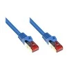 Good Connections Geri ryšiai RNS Komutacinis kabelis su Rastnasenschutz, kat. 6, S/FTP, PiMF, PVC, 250MHz, mėlynas, 25m, Geri ryšiai (8060-250B)