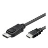 GoodConnections Good Connections Anschlusskabel 3m Displayport zu HDMI 24K vergoldet juodas
