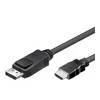 Adapteris AV Alcasa Alcasa DP-HDMI kabelio adapteris 2 m DisplayPort HDMI Type A (Standartinis) Juodas