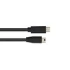 GoodConnections Good Connections Anschlusskabel 0,15m USB 2.0 USB-C zu USB 2.0 Mini-B juodas