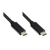 Good Connections Kabelis USB Alcasa USB-C - USB-C 1.5 m Juodas (GC-M0114)
