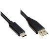 Good Connections Kabelis USB Alcasa USB-A - USB-C 2 m Juodas (GC-M0118)