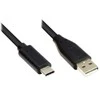 Good Connections Kabelis USB Alcasa USB-A - USB-C 2 m Juodas (GC-M0118)