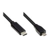 Good Connections USB kabelis Geros jungtys USB 2.0 a USB-C CU 0.5m Juodas