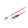 GoodConnections Good Connections Geros jungtys LW-805LT4 - 5 m - OM4 - LC - ST - Vyriškas / Vyriškas - Violetinė