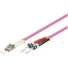 GoodConnections Good Connections Geros jungtys LW-805LT4 - 5 m - OM4 - LC - ST - Vyriškas / Vyriškas - Violetinė