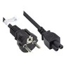GoodConnections Good Connections Netzkabel Schutzkontakt an C5 (gerade) juodas, 3m