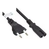 GoodConnections Geros jungtys P0370-S005 - 0,5 m - Maitinimo kištukas C tipas - C7 jungtis - H03VVH2-F - 250 V - Juodas