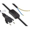 Alcasa Alcasa P0386-S015 Juodas maitinimo laidas 1,5 m C tipo maitinimo kištukas