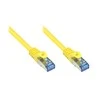 GoodConnections Geri ryšiai Geri ryšiai Patchkabel Kat. 6a S/FTP, PiMF halogenfrei 500MHz gelb 3m