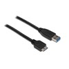 Good Connections Geros jungtys Micro USB 3.0 Kabelis 2m USB-A Stecker/Micro-B Stecker