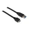 Good Connections Geros jungtys Micro USB 3.0 Kabelis 2m USB-A Stecker/Micro-B Stecker