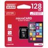 Atminties kortelė Atminties korta Goodram Micro SD 128Gb (class 10) + SD adapter