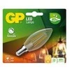 GP – LED lempos kaitinamoji mini žvakė, E14, DIM, 5W (40W), 470 lm